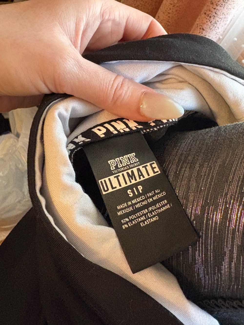 Pink Ultimate Black Funnel Neck Long-Sleeve - Picture 5 of 5